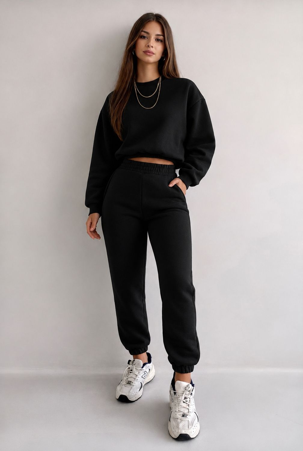 Monaco negro sin capucha