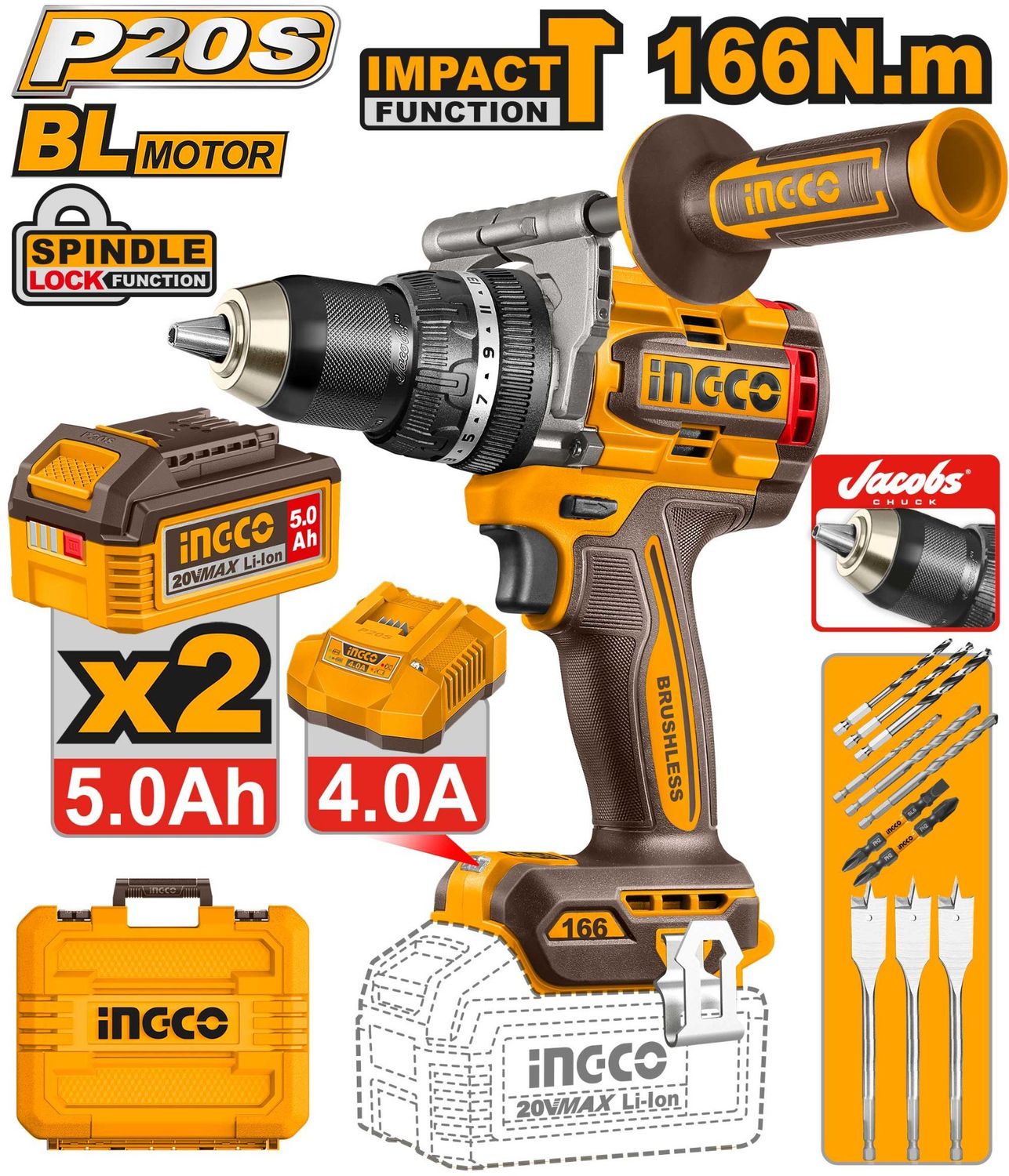 CIDLI201668 - Cordless Impact Drill