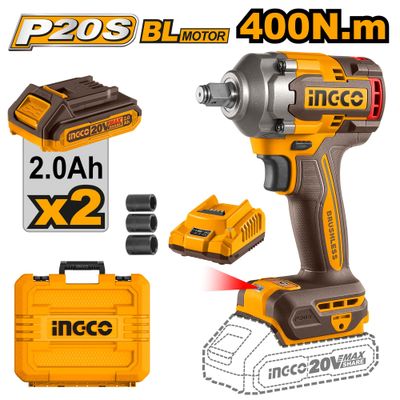CIWLI2040 - Impact Wrench Li-ion Brushless Motor 400N.m