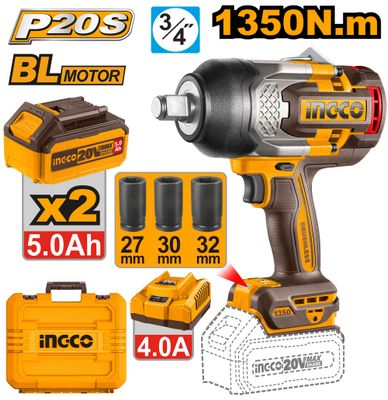 CIWLI20135 Impact Wrench Li-ion Brushless Motor 1350N.m