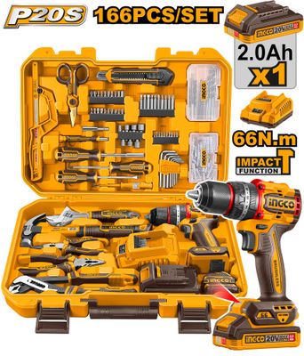 HKTHP41662 - Tools Set 166pcs