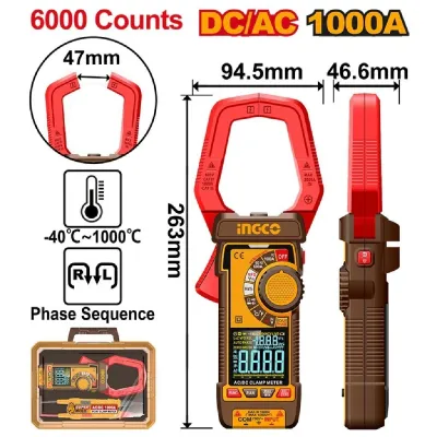 DCM610002 - AC/DC Clamp Meter