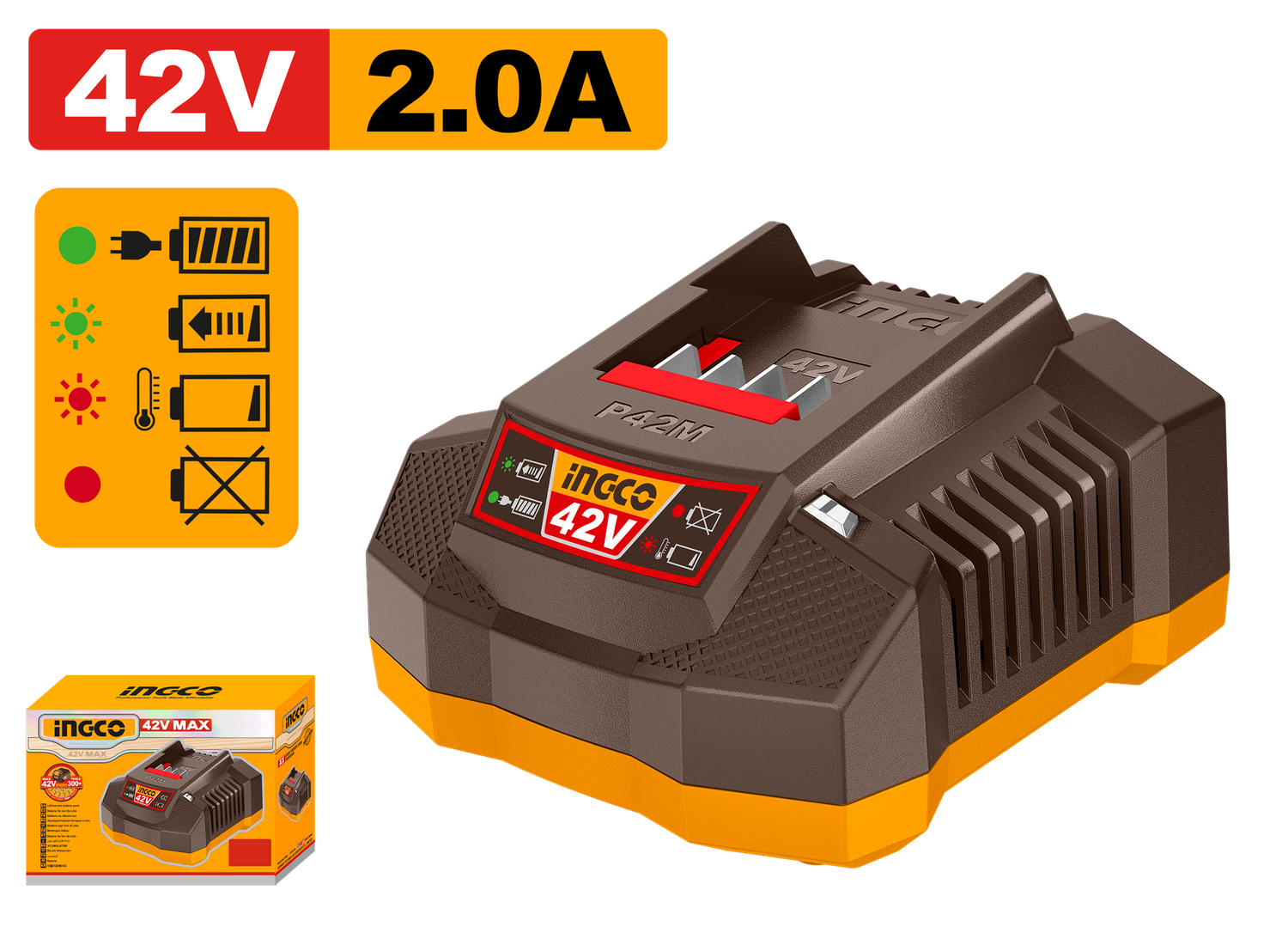 42V MAX Battery Charger - FCLI42021