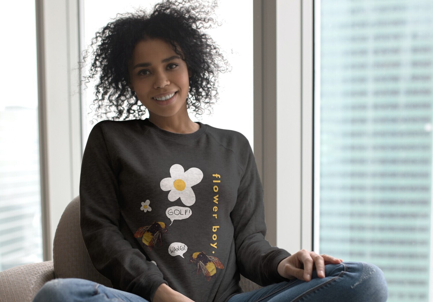 tyler the creator, flowerboy unisex sweatshirt.