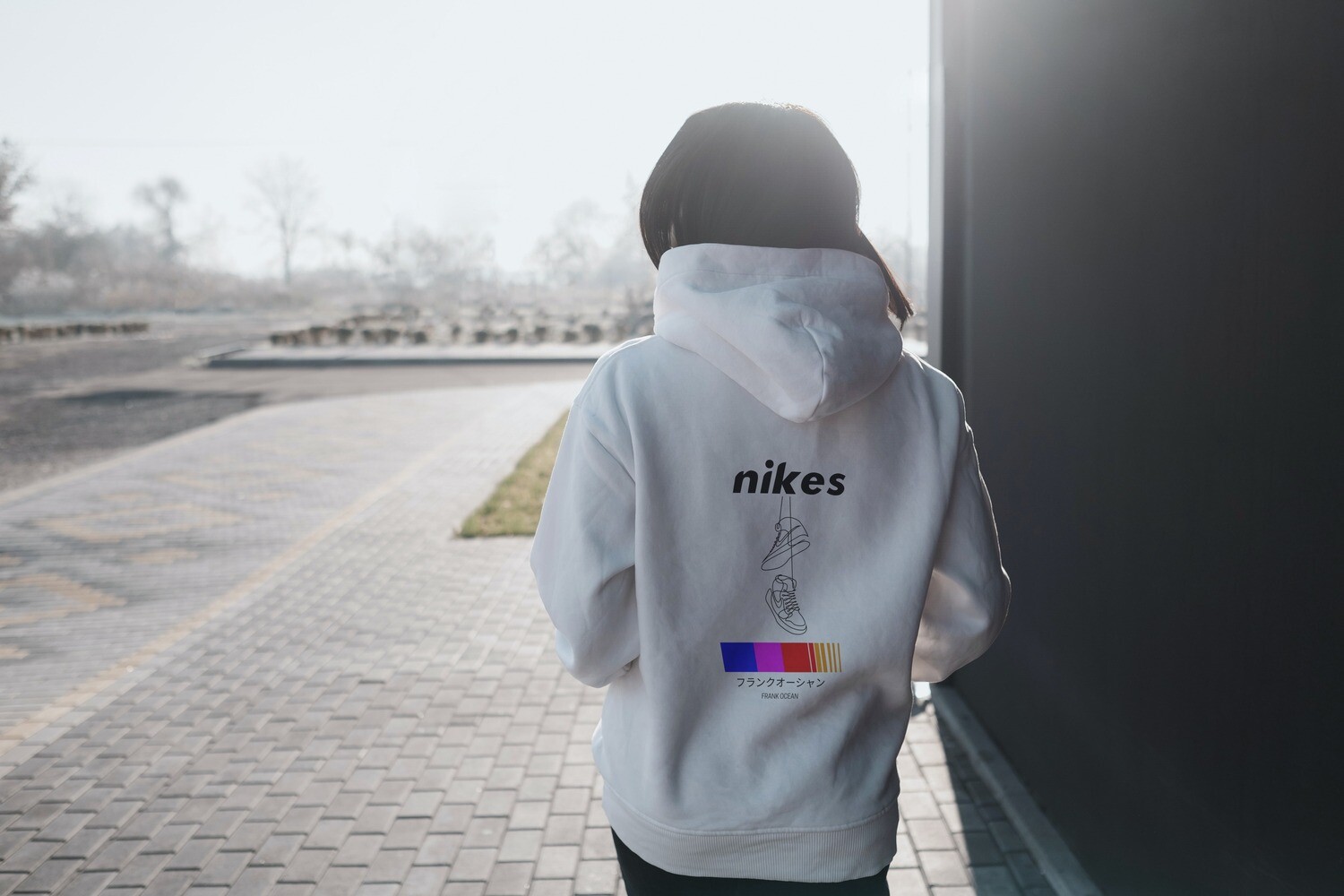 frank ocean, nikes, unisex hoodie.