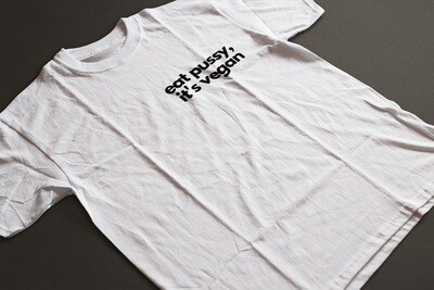 vegan unisex round neck t shirt.