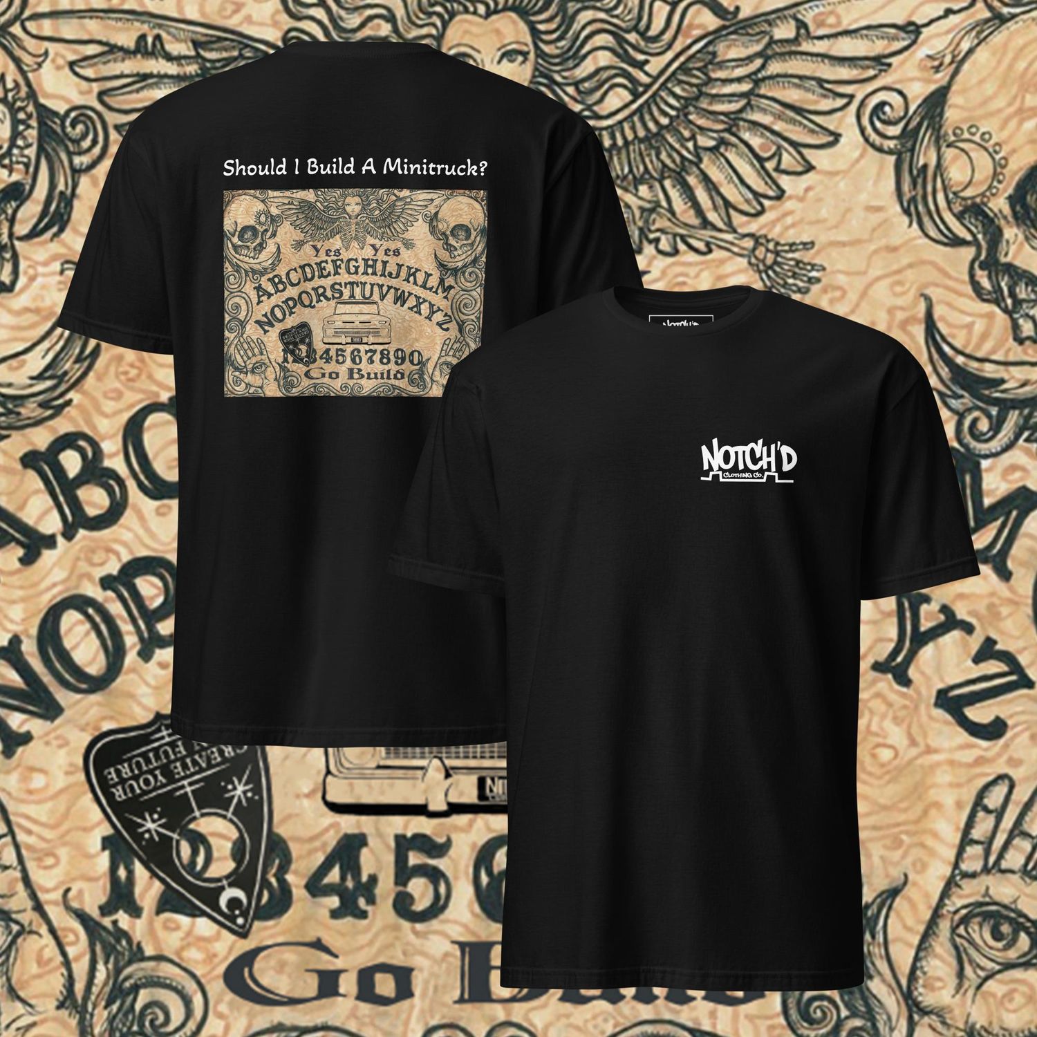 Ouija Board -9 Color Options (Gildan Softstyle 6400)