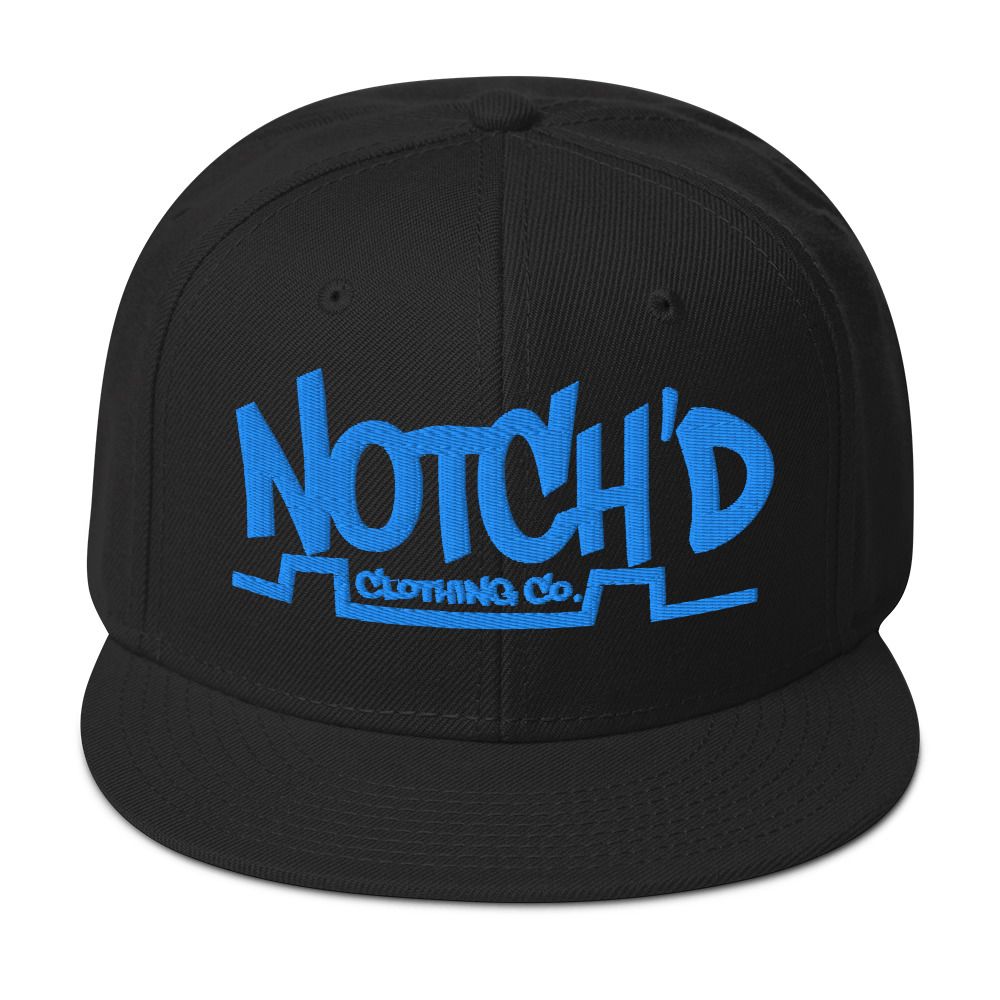 Big Logo Snapback Teal/Aqua Embroidery -16 Cap Color Combinations (Otto Cap 125-978)