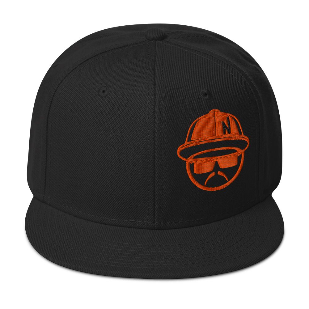 Lowguy Snapback Orange Embroidery -16 Cap Color Combinations (Otto Cap 125-978)