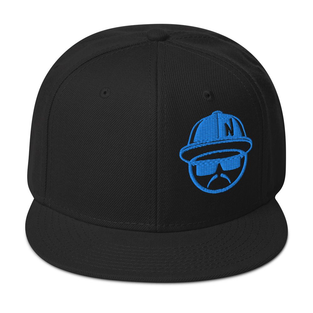 Lowguy Snapback Teal/Aqua Embroidery -16 Cap Color Combinations (Otto Cap 125-978)