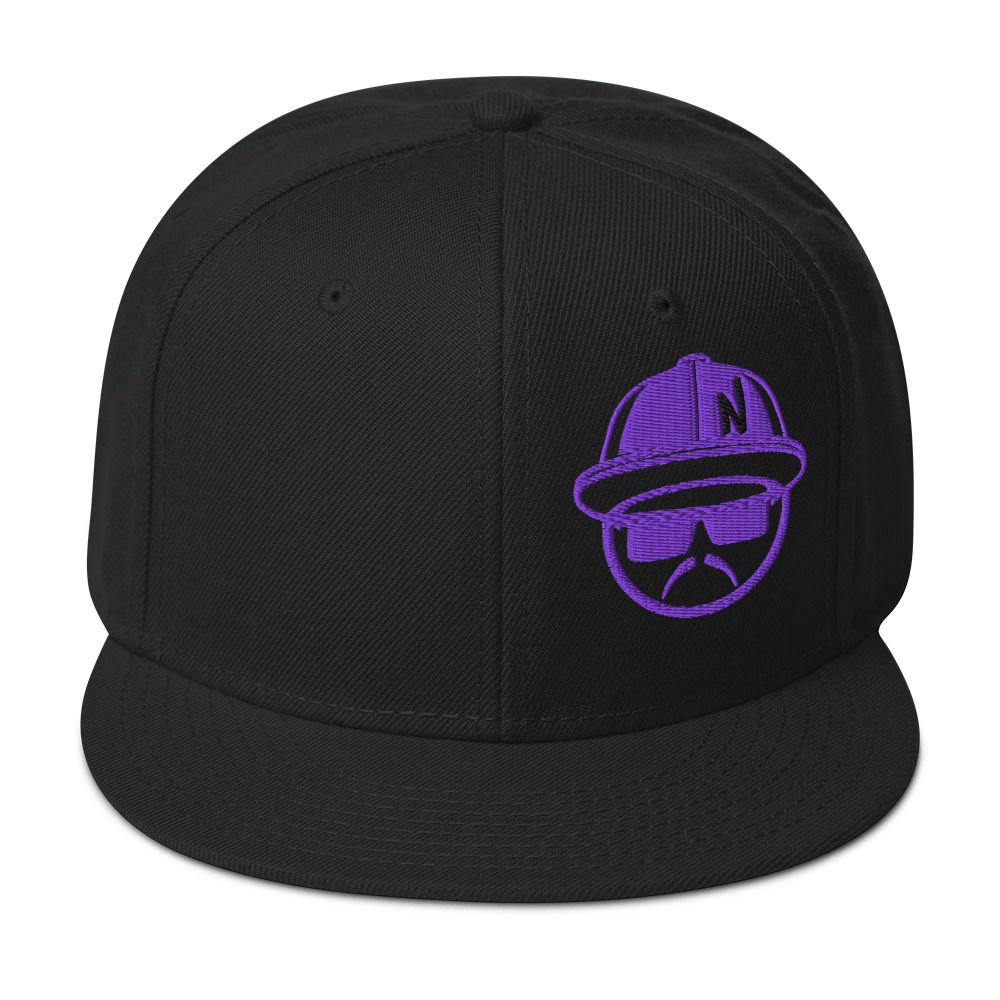 Lowguy Snapback Purple Embroidery -16 Cap Color Combinations (Otto Cap 125-978)