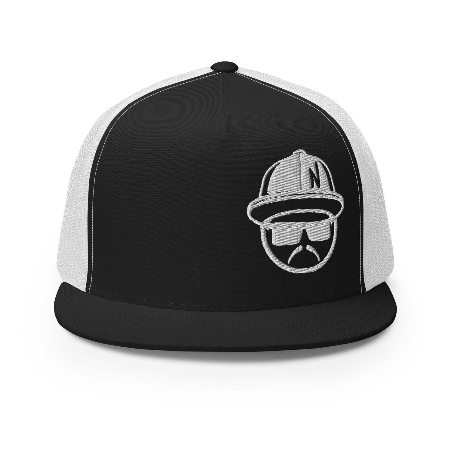Lowguy White Embroidery Trucker Cap -12 Cap Color Combinations (Yupoong 6006)