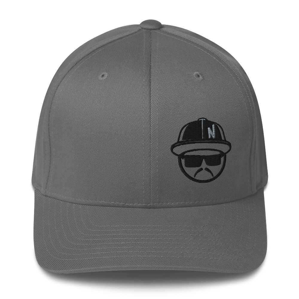 Lowguy Fitted Cap Black Embroidery -10 Cap Color Options (Flexfit 6277)