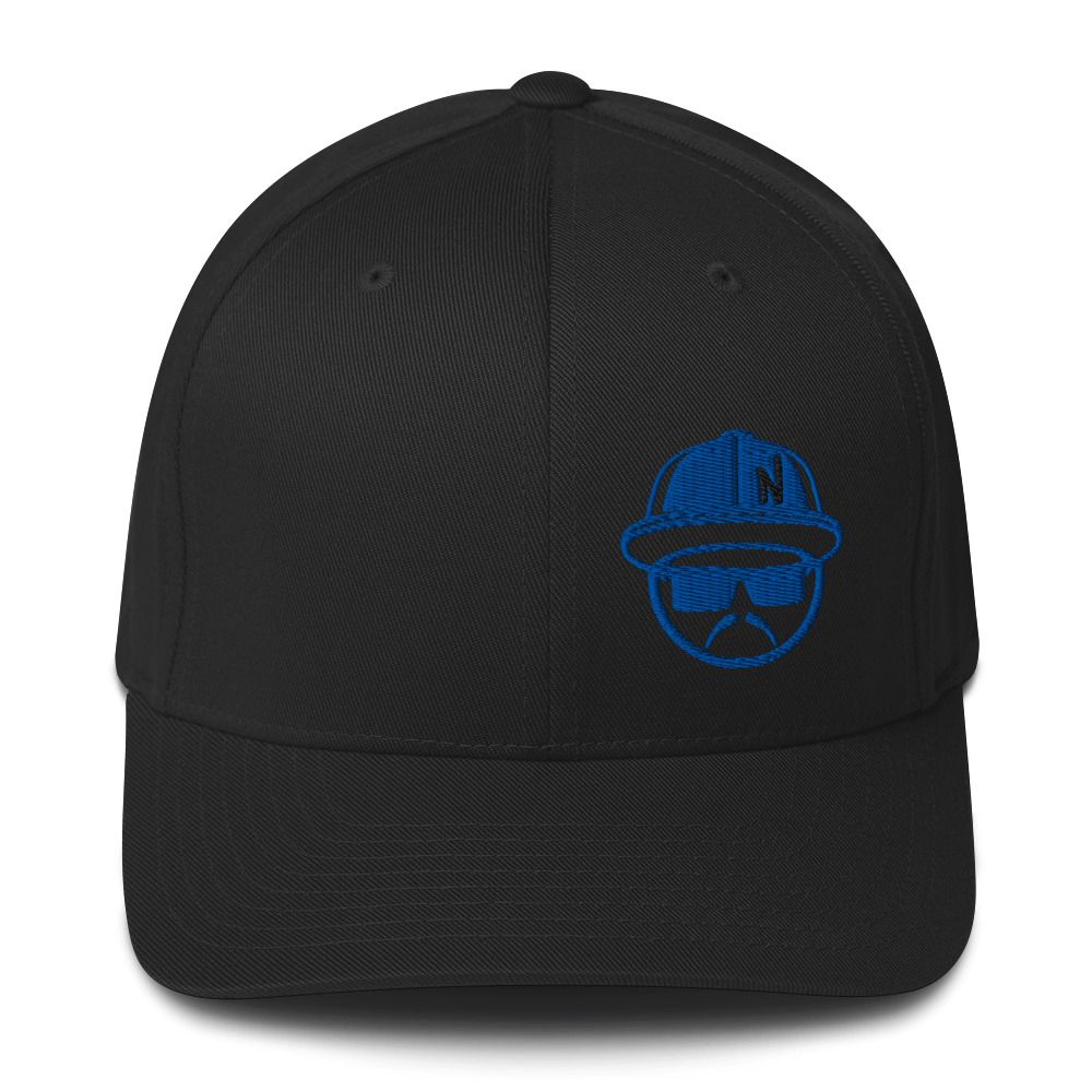 Lowguy Fitted Cap Royal Blue Embroidery -10 Cap Color Options (Flexfit 6277)