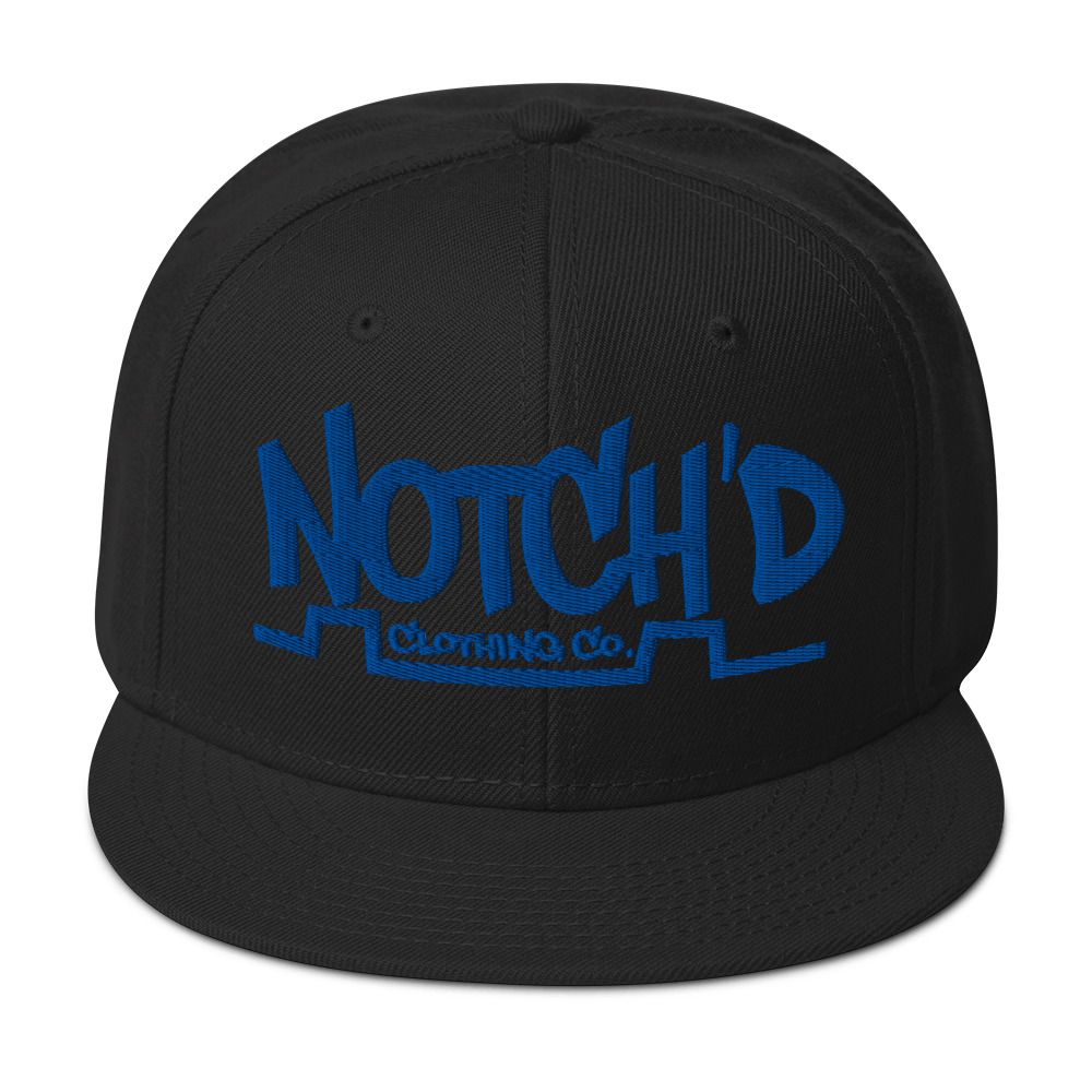 Big Logo Snapback Blue Embroidery -16 Cap Color Combinations (Otto Cap 125-978)
