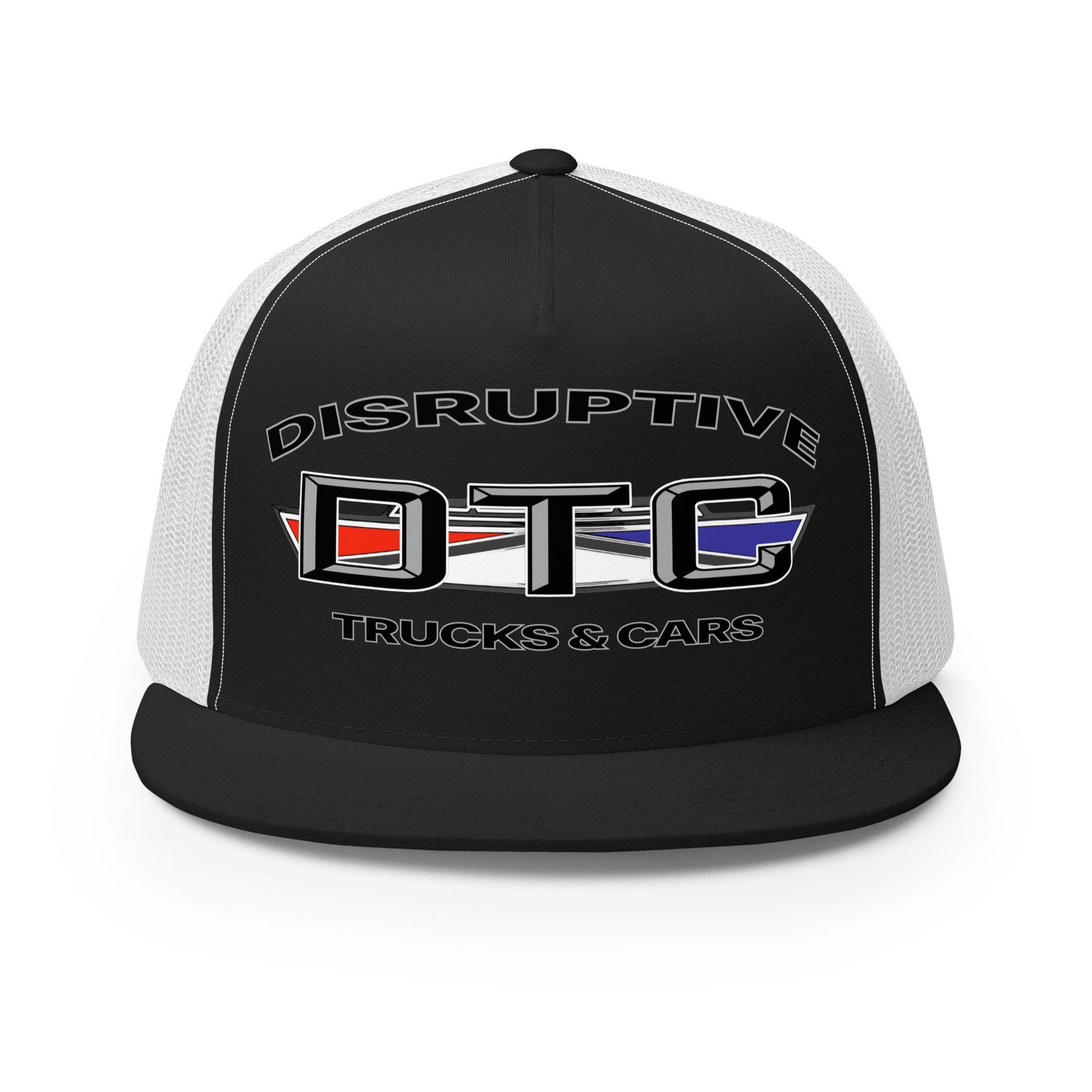 DTC Printed 5 Panel Trucker Cap | Yupoong 6006