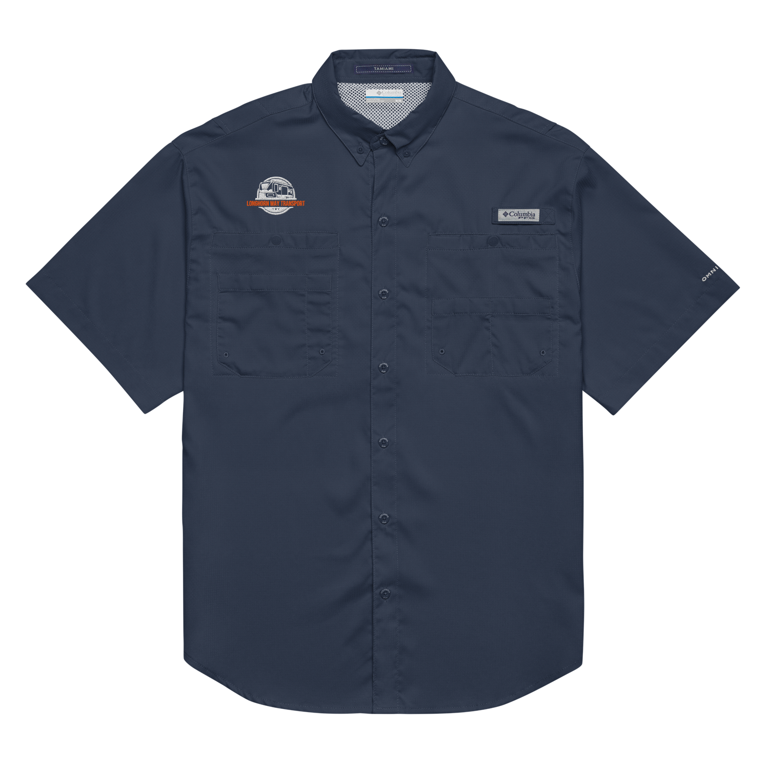 Longhorn Way Men’s Columbia short sleeve button shirt