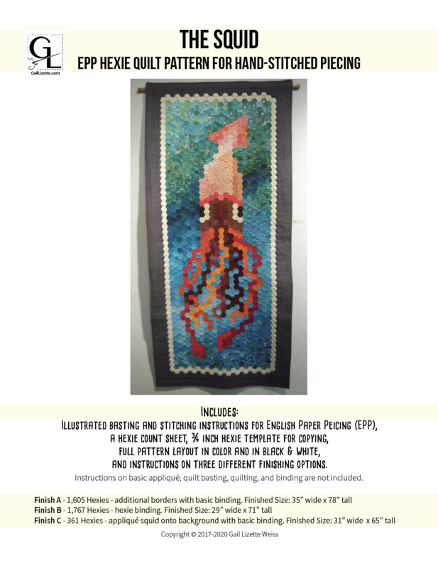 The Squid Hexie EPP Quilt Pattern - PDF Download
