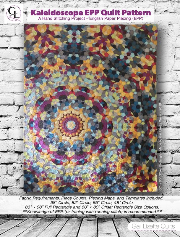 Kaleidoscope EPP Quilt Pattern - PDF Download