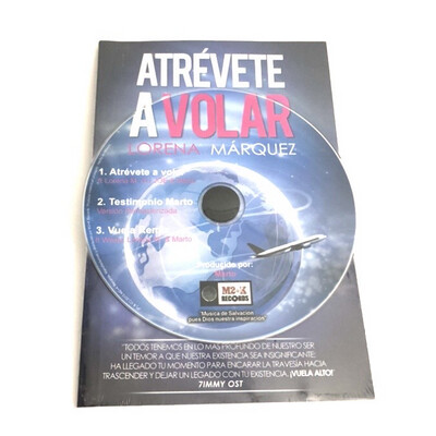 LIBRO &amp; CD LORENA M. “Atrévete a Volar” ENVÍO GRATIS