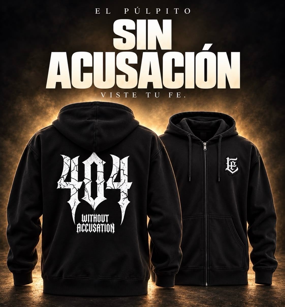 Sudadera El Pulpito 404 sin acusación ENVÍO GRATIS