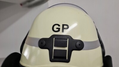 Initialen Helmaufkleber Set