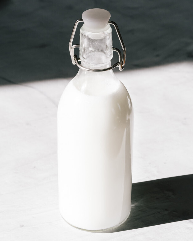 Lait entier de vache