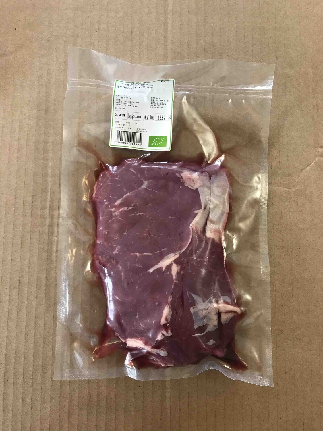 Entrecôte (paquet de 1 pièce)