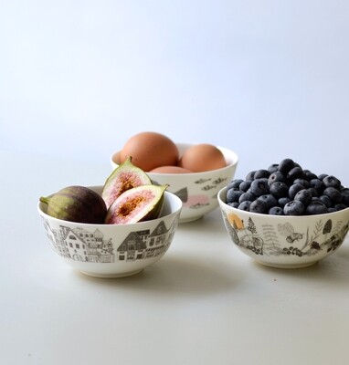 Dipping bowl Deep sea
