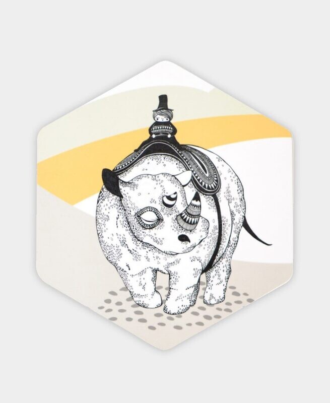 Pot stand Rhino