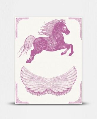 Pop out card Pegasus