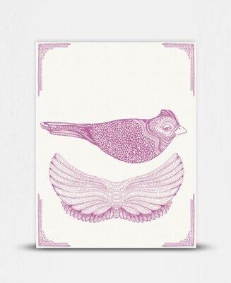 Pop out card Bird