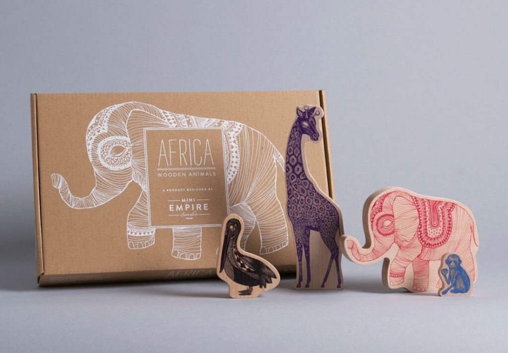 Africa Wooden animals
