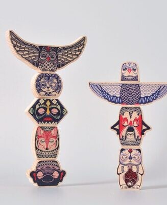 Totem balancing game