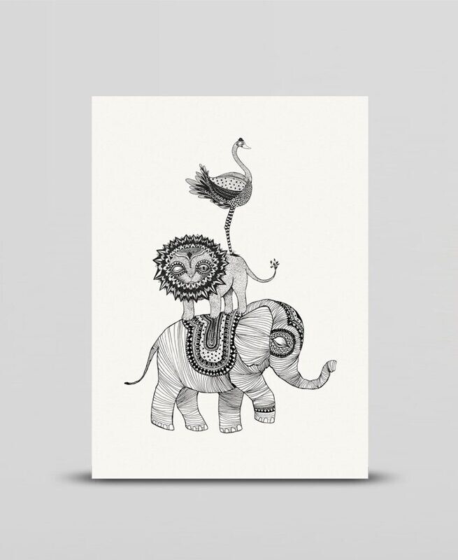 Mini print Africa