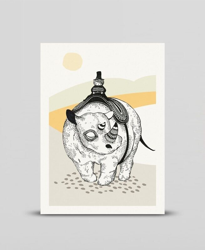 Mini print Rhino