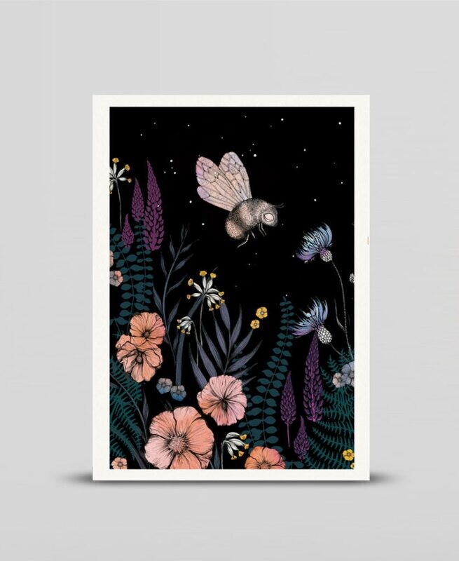 Mini print Bumble bee