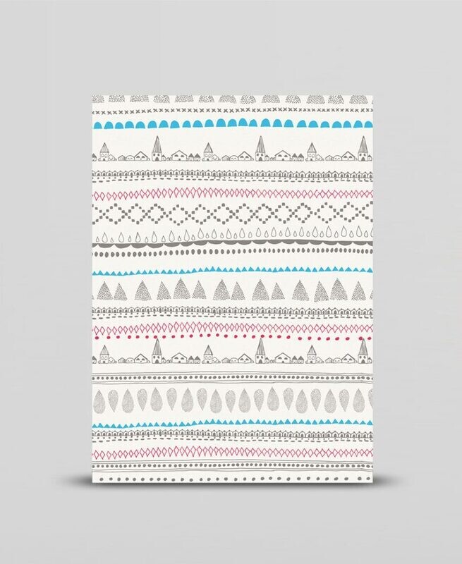 Mini print Nordic folk