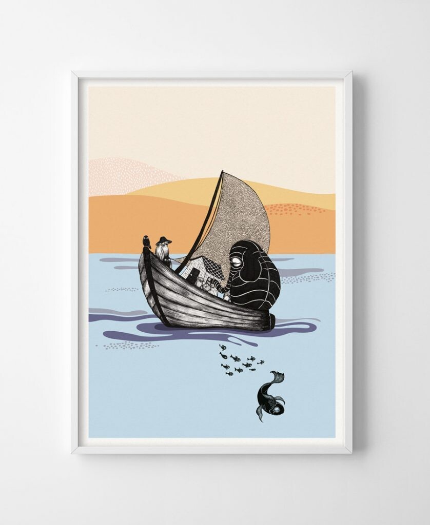 Poster The boat
