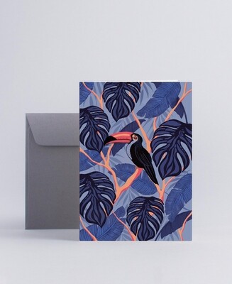 Folded card Toucan