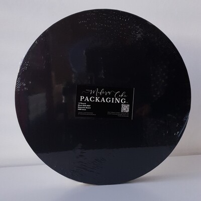 12&quot; Premium Black Masonite Round Boards 6mm (Pack of 5)