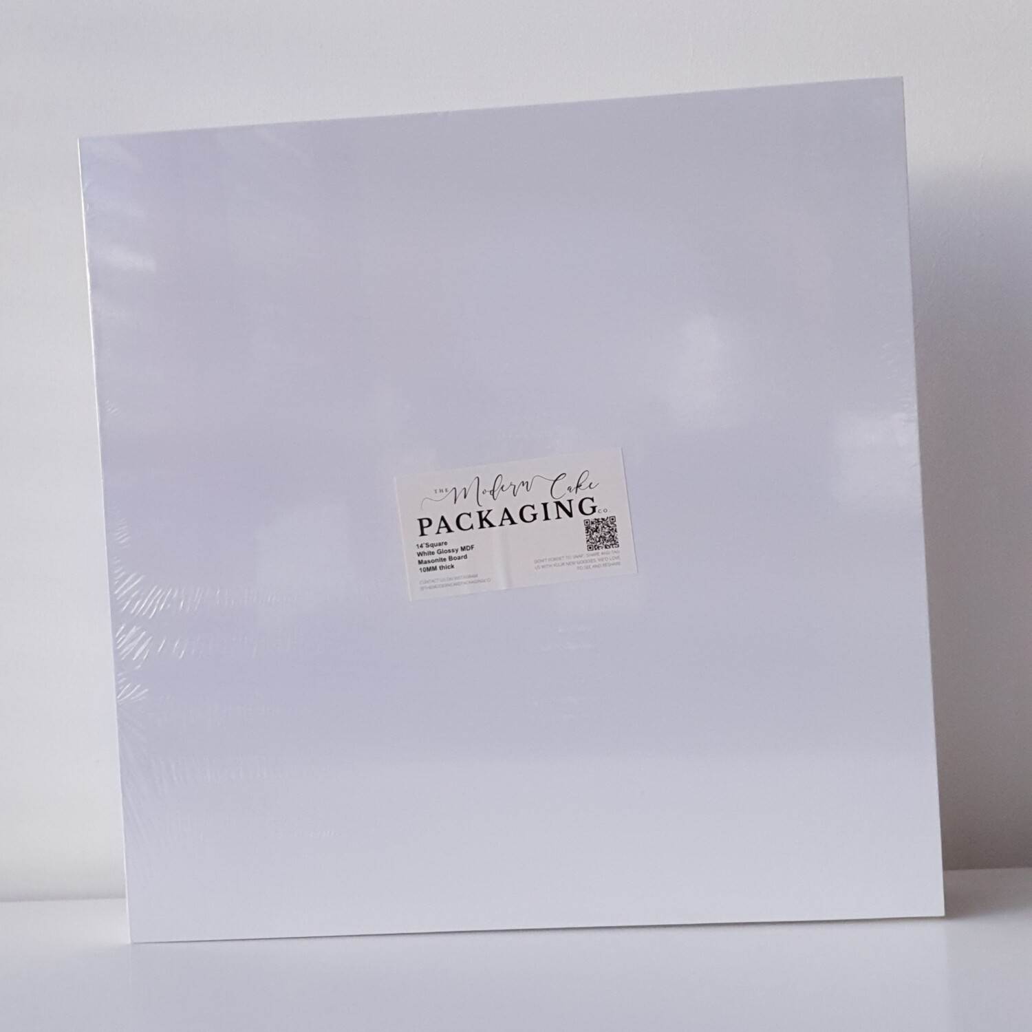 14&quot; Premium White Masonite Square Board 10mm