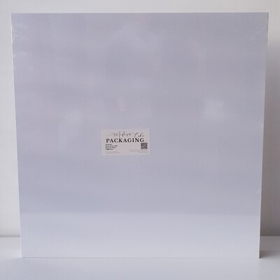 20&quot; Premium White Masonite Square Board 10mm