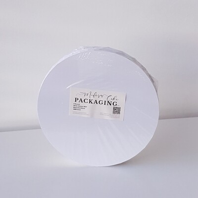 9&quot; Premium White Masonite Round Boards 6mm (Pack of 5)