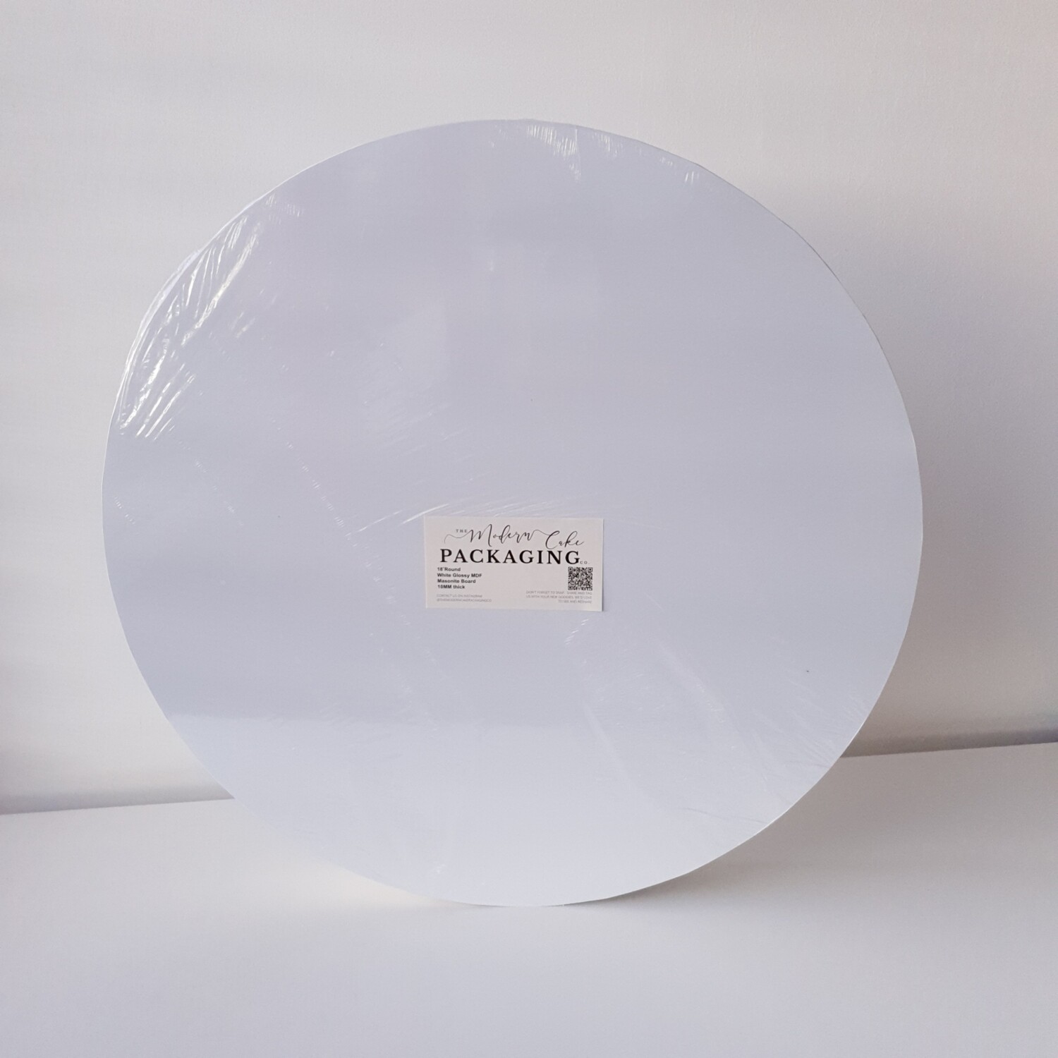 18&quot; Premium White Masonite Round Board 10mm
