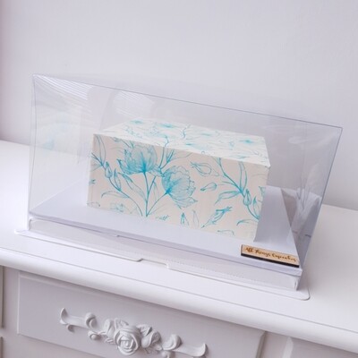 12&quot; Crystal Cake Box - 10 pack