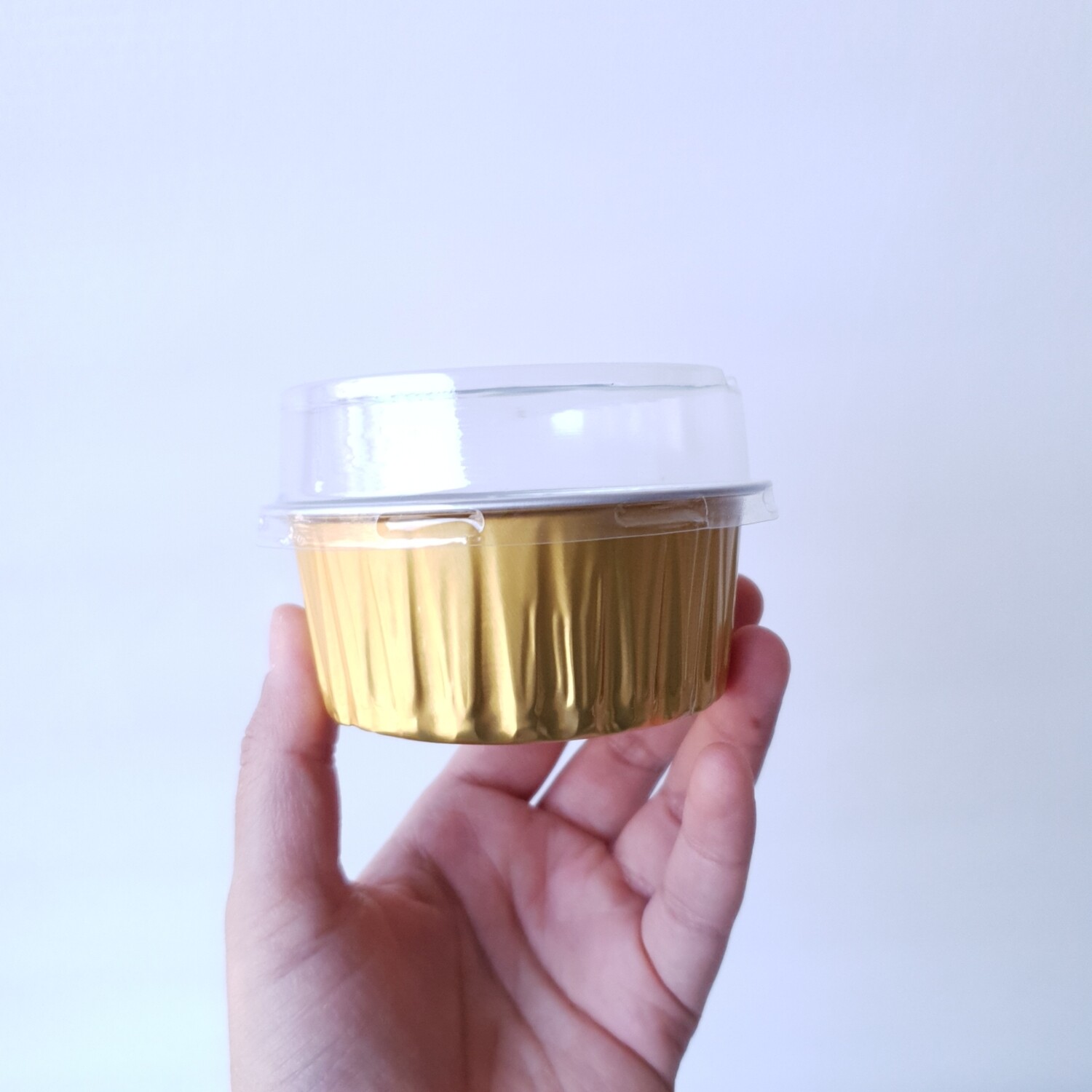 Gold Aluminium Ramekins with Lid