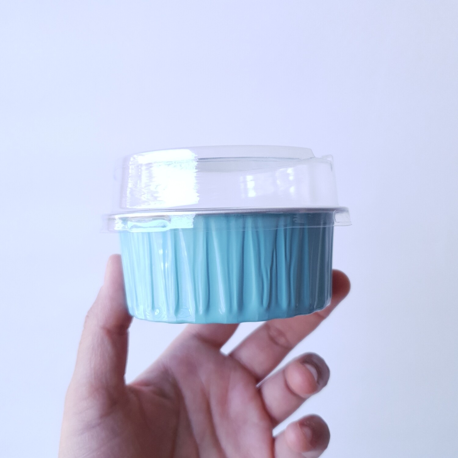 Blue Aluminium Ramekins with Lid