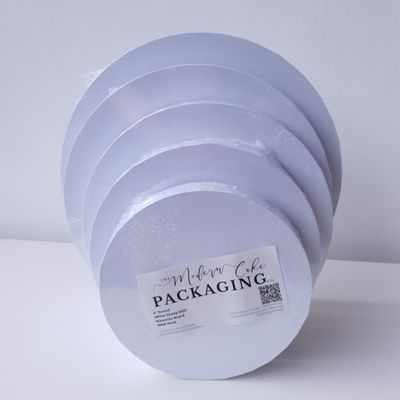 7" Premium White Masonite Round Boards 4mm (pack of 5)