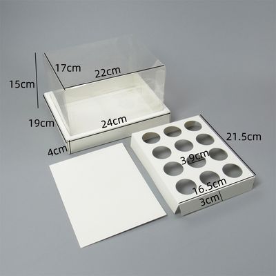 12 hole dessert boxes (pack of 10)